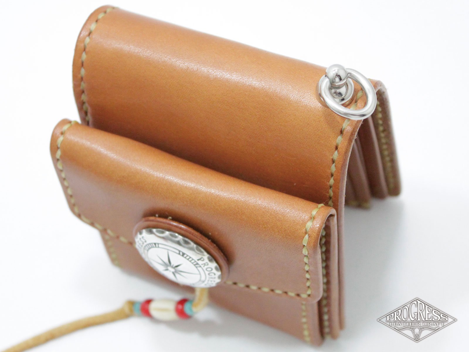 栃木レザーハイドメイドの二つ折り財布