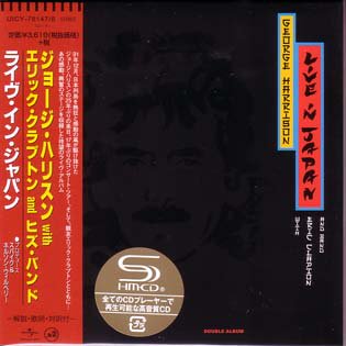 ジョージ・ハリスン / ライヴ・イン・ジャパン (紙/2CD) - DISK HEAVEN