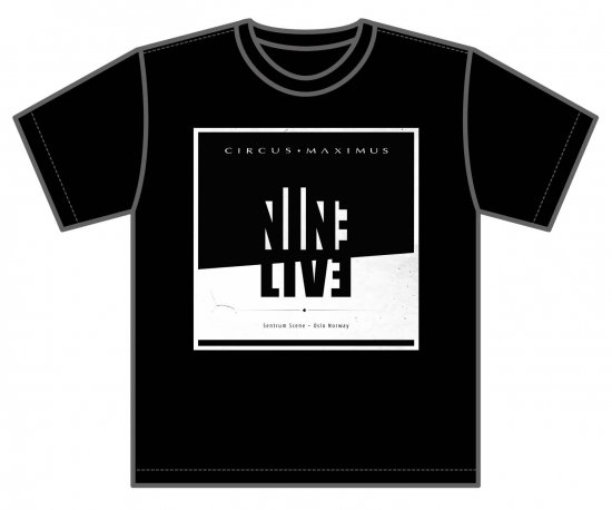 CIRCUS MAXIMUS / オフィシャル・ツアーTシャツ【⑥】『NINE LIVE』(黒 ...