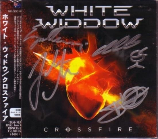 WHITE WIDDOW / Crossfire （☆サイン入り） - DISK HEAVEN