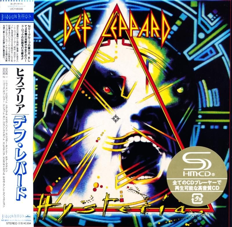 Def Leppard デフ・レパード / Hysteria ヒステリア (SHM-紙