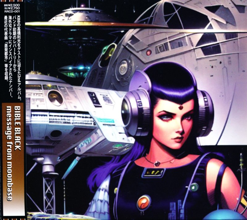 BIBLE BLACK バイブル・ブラック/ Message From Moonbase メッセージ・フロム・ムーンベース (CD)(初回CD-R付)  - DISK HEAVEN