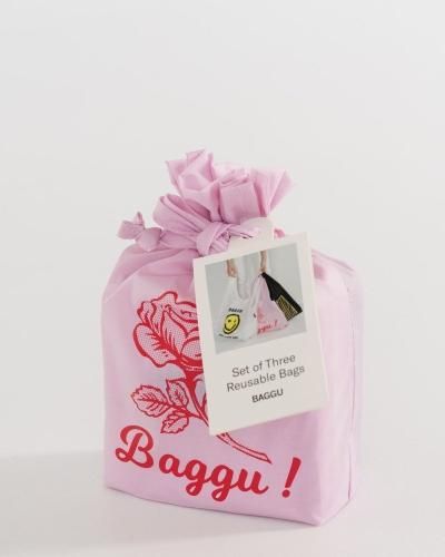 STANDARD BAGGU SET of 3Thank You