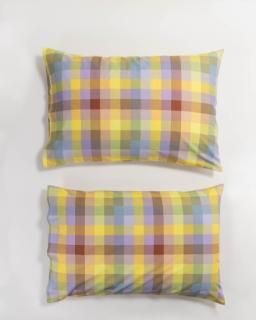 PILLOW CASE SET of 270's MADRAS