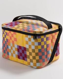 PUFFY COOLER BAGMEDIUM CHECK MULTI