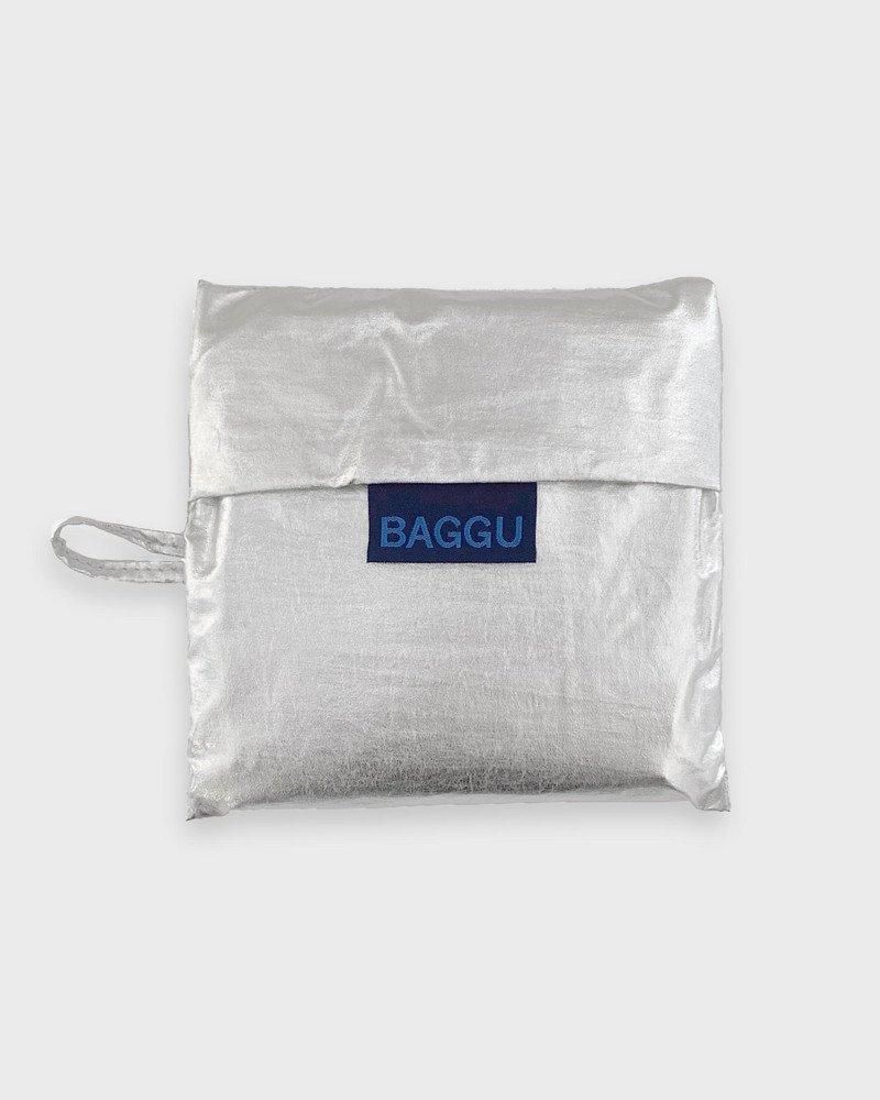 BAGGU メタリック　シルバー　スタンダード