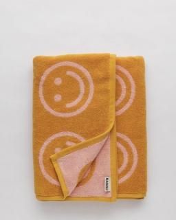 BATH TOWELMARIGOLD PEACH HAPPY