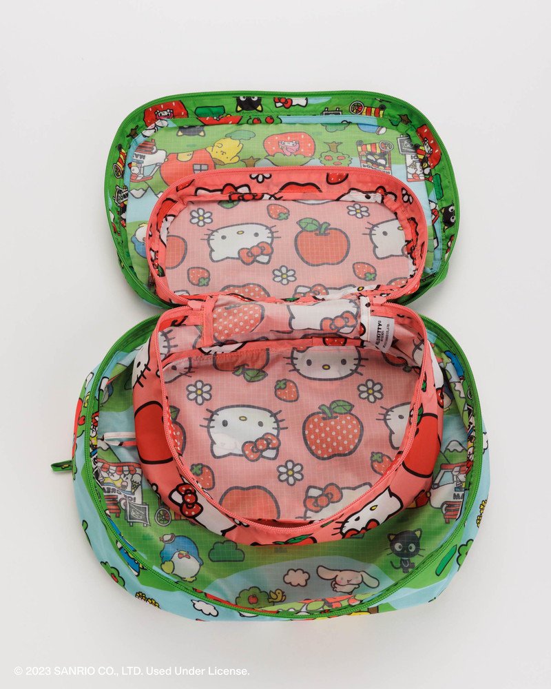 PACKING CUBE SET　HELLO KITTY AND FRIENDS - BAGGU Japan