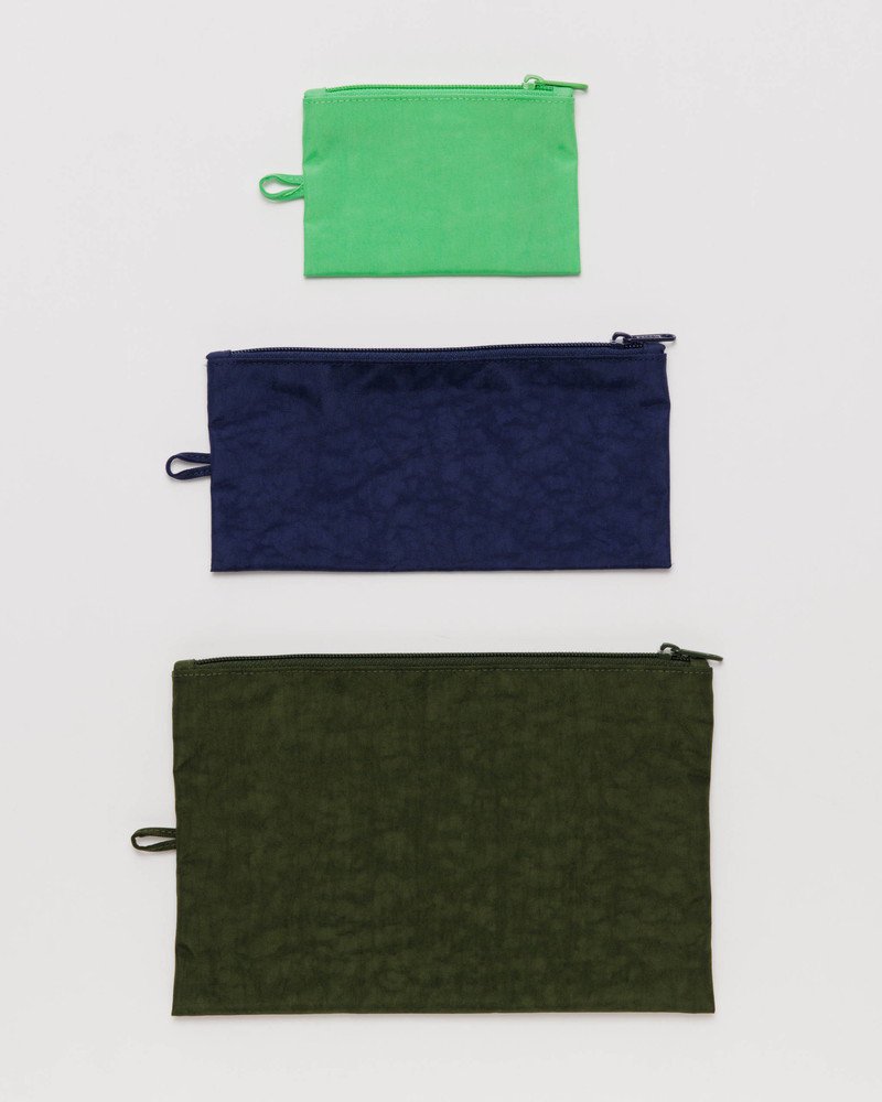 FLAT POUCH SET　MARINE - BAGGU Japan