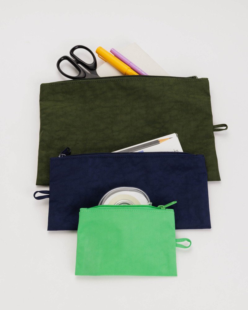 FLAT POUCH SET　MARINE - BAGGU Japan