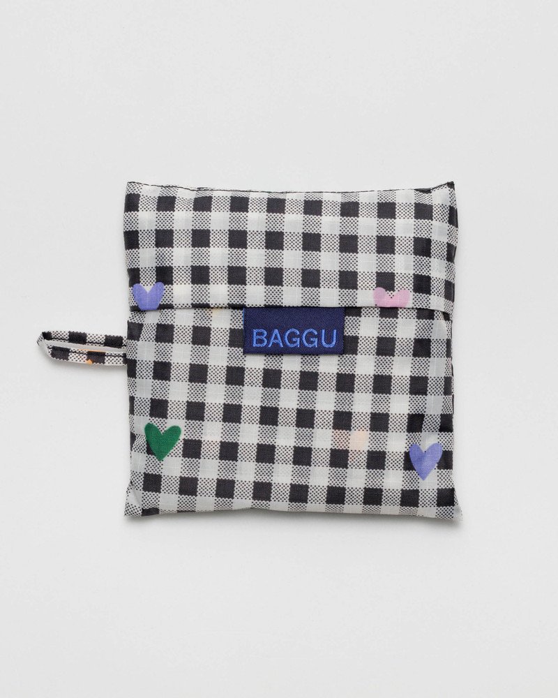 STANDARD BAGGU ブラックギンガム+ハート - BAGGU Japan