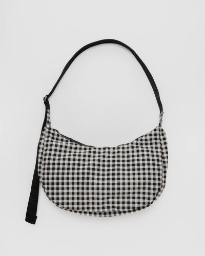 MEDIUM NYLON CRESCENT BAG - BAGGU Japan