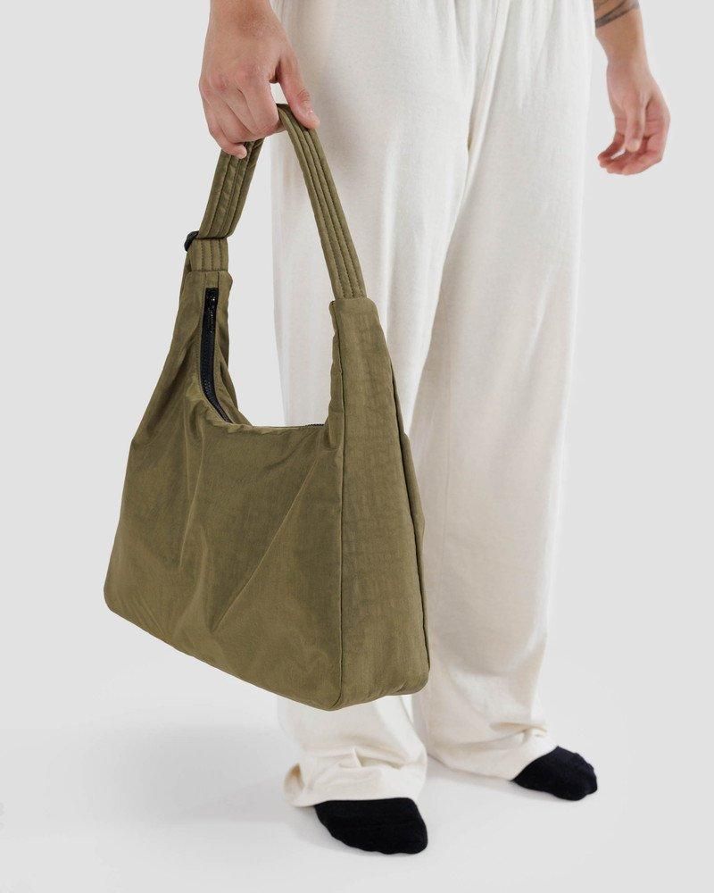 NYLON SHOULDER BAG SEAWEED - BAGGU Japan