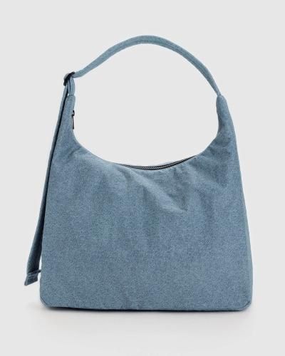 NYLON SHOULDER BAGDIGITAL DENIM