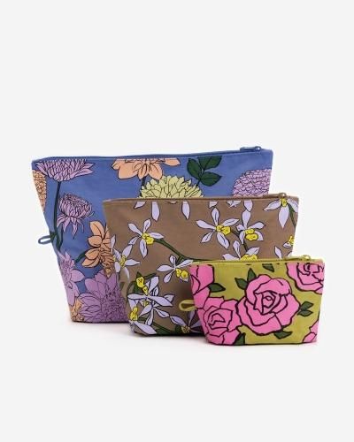 GO POUCH SETGARDEN FLOWERS