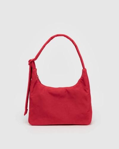 MINI NYLON SHOULDER BAGCANDY APPLE RED