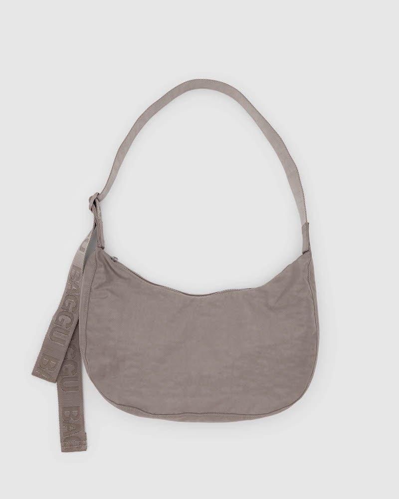 Medium Nylon Crescent Bag, Black, One Size : Amazon.sg: Fashion
