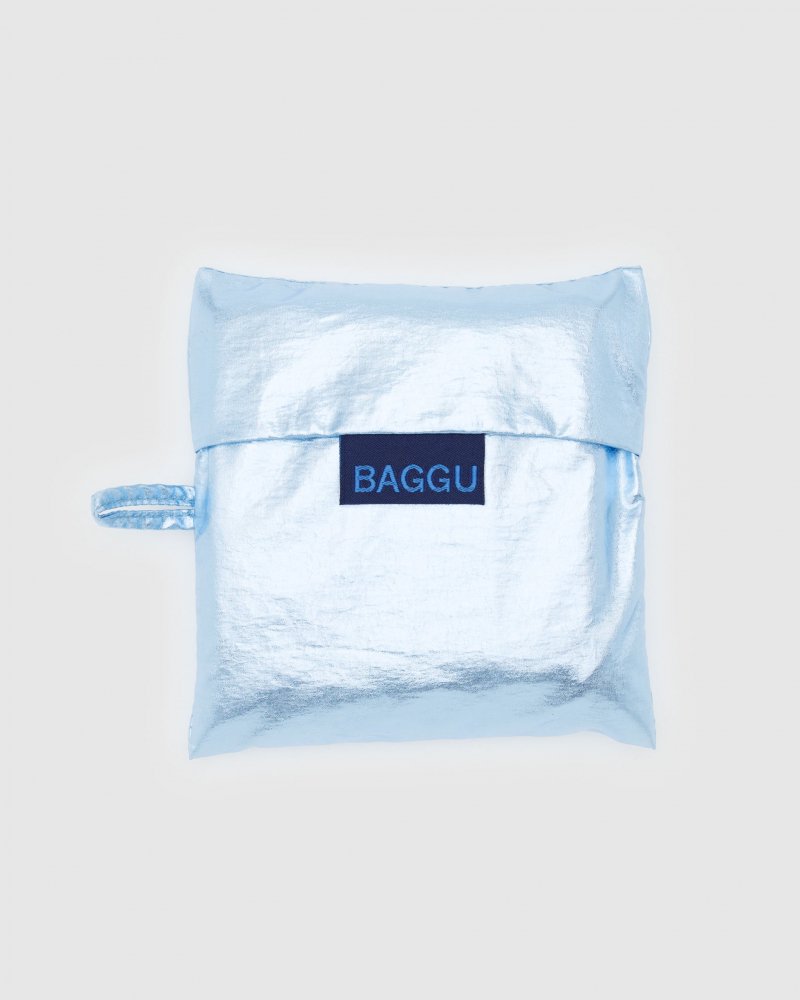 STANDARD BAGGU メタリックライトブルー - BAGGU Japan