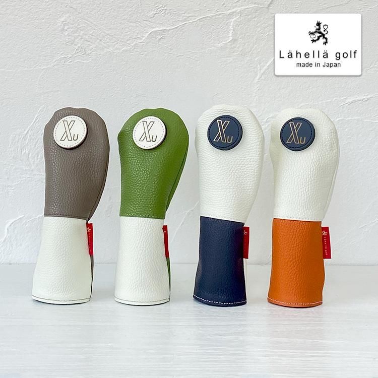 Lahella golf L-545 バイカラー イタリアンレザーヘッドカバー