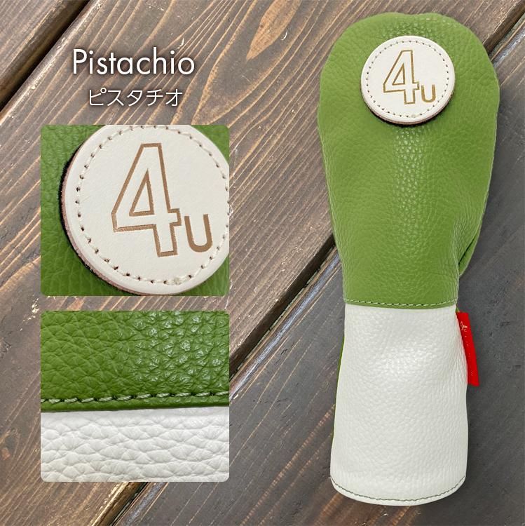 Lahella golf L-545 バイカラー イタリアンレザーヘッドカバー