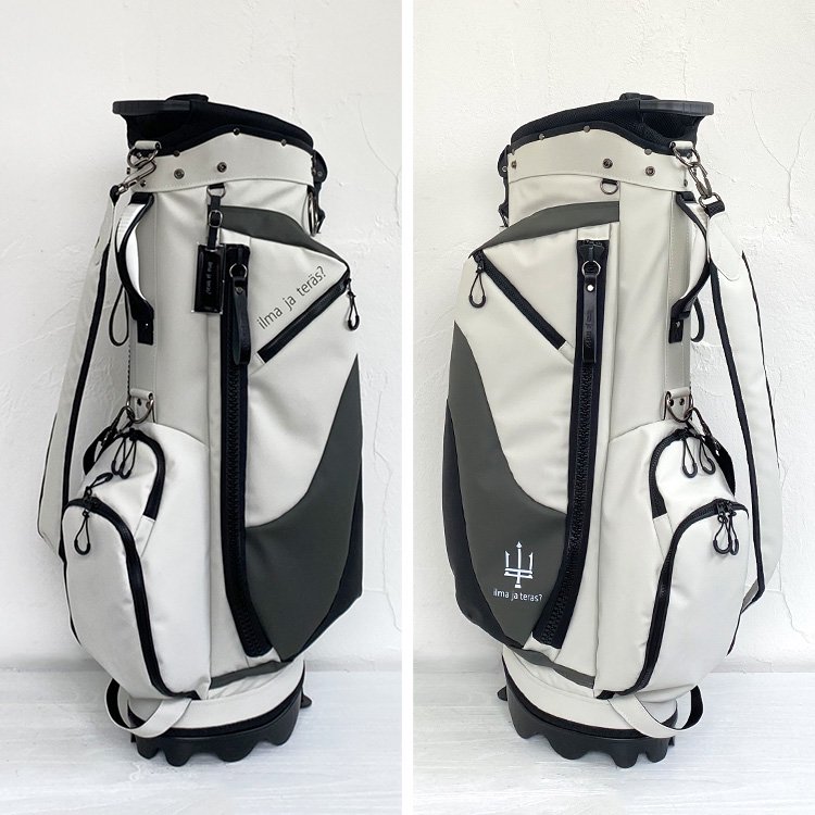 新品Big zipper<br>caddie bag（カラー(牛革) ：ホワイト バッグ  ゴルフ スポーツ・レジャー 値上がり