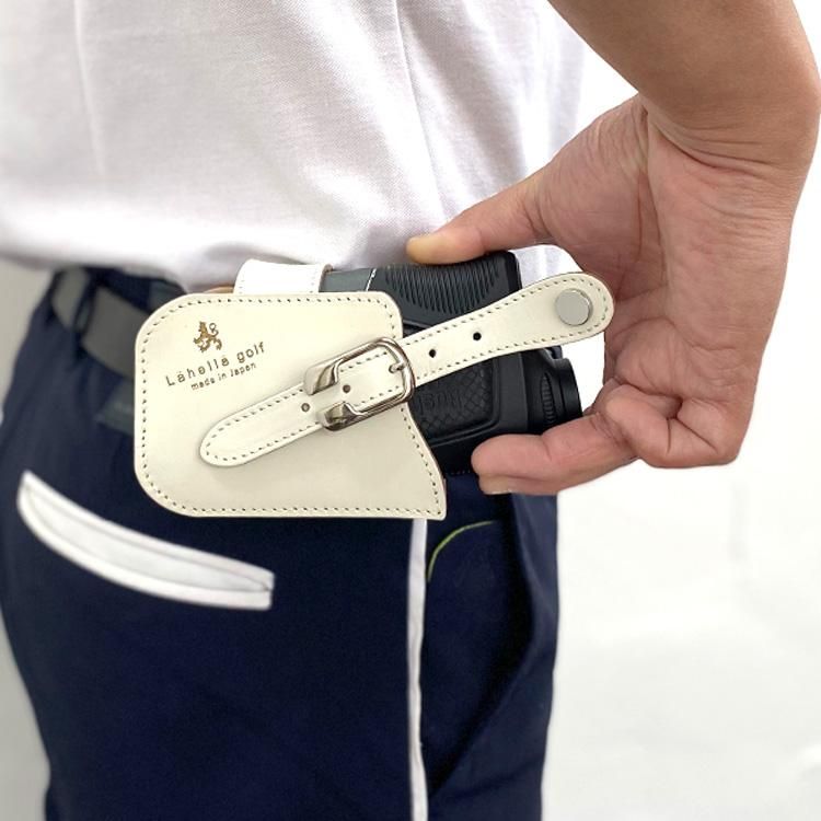 Lahella golf 計測器ホルダー L-555 本革 日本製