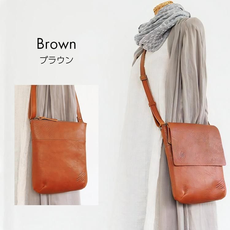 suoloshoulder bag - ナチュラルなハンドメイドバッグ・革小物【公式ショップ】Lahella