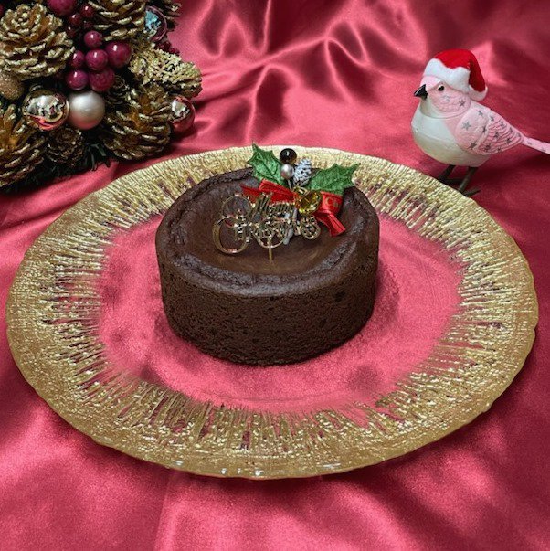 クリスマスケーキ　ガトーショコラ　グルテンフリー アレルギー対応 ケーキ 4号12ｃｍ gluten free cake