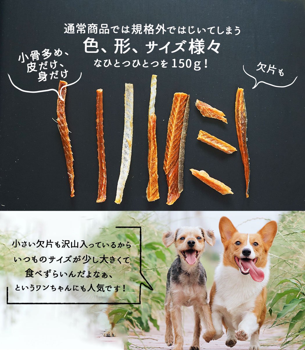 サスティナブルパック150g スティックサーモン◇ 犬猫のおやつsizuka