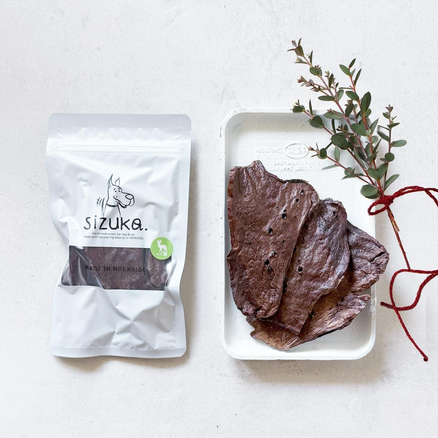 【人気商品】鹿ラング　鹿肺ジャーキー　脾臓（チレ）3頭分以上セットU^ェ^U 人気商品】鹿ラング 鹿肺ジャーキー 脾臓（チレ）3頭分以上セットU^