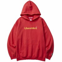 Liberaiders | HAMMER AND SICKLE LOGO PULLOVER HOODIE  - RED
