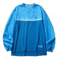 Liberaiders | OVERDYED MESH L/S TEE - BLUE