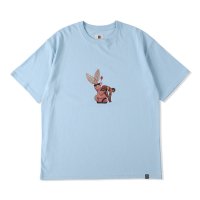 THUMPERS BROOKLYN NYC USA ѡ |  PENCIL DRAWING S/S TEE - SKY BLUE
