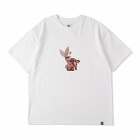 THUMPERS BROOKLYN NYC USA ѡ |  PENCIL DRAWING S/S TEE - WHITE