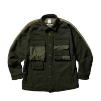 Liberaiders リベレイダース | QUILTED UTILITY SHIRT - OLIVE