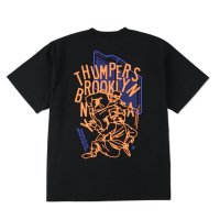 THUMPERS BROOKLYN NYC USA サンパース |  SHALL BE TOLERATED S/S TEE  - BLACK