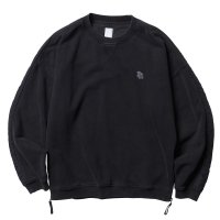 <img class='new_mark_img1' src='https://img.shop-pro.jp/img/new/icons14.gif' style='border:none;display:inline;margin:0px;padding:0px;width:auto;' />Liberaiders ٥쥤 | COTTON FLEECE QUILTED CREWNECK  - BLACK