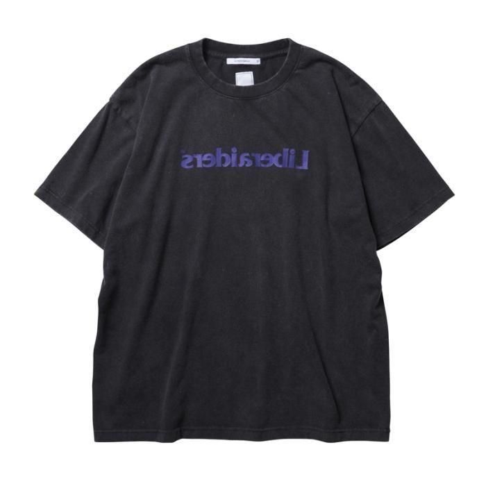 <img class='new_mark_img1' src='https://img.shop-pro.jp/img/new/icons2.gif' style='border:none;display:inline;margin:0px;padding:0px;width:auto;' />Liberaiders ٥쥤 | MIRROR LOGO TEE - BLACK